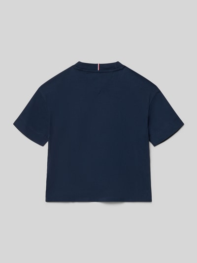 Tommy Hilfiger Teens Regular Fit T-Shirt aus reiner Baumwolle Marine 3