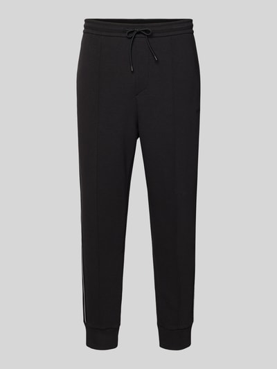 Produktfoto, Regular Fit Sweatpants aus Baumwoll-Mix Modell 'JOIN HADIKO' von BOSS Green, Optik: Unifarben, Piqué, fixierte Bügelfalten, Tunnelzug, Bundabschluss: elastisch, seitliche Eingrifftaschen