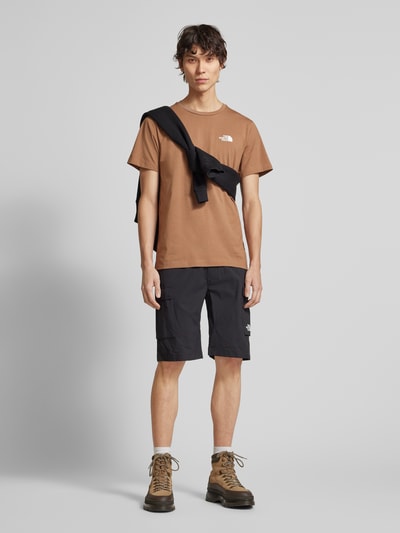 The North Face T-Shirt mit Label-Print Modell 'SIMPLE DOME' Mud 1