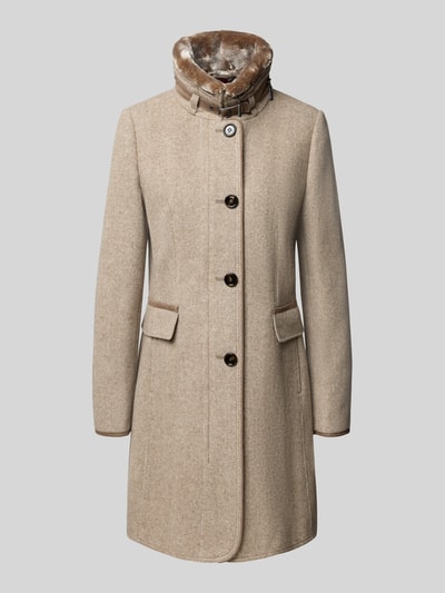 Gil Bret Mantel mit Stehkragen Beige Melange 2