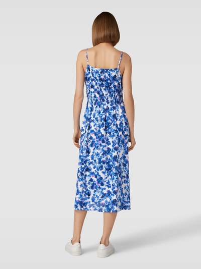 Esprit Midi-jurk met all-over bloemenmotief Zwart - 5