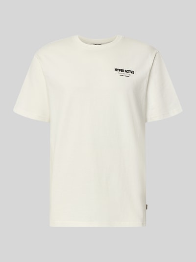 ONLY & SONS Relaxed Fit T-Shirt aus reiner Baumwolle Modell 'CAP' Offwhite 1