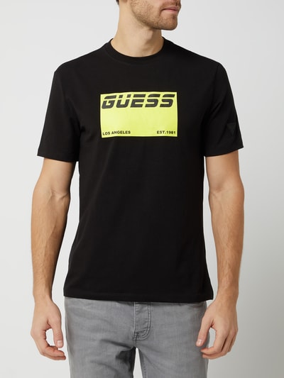 Guess Activewear Regular Fit T-Shirt mit Logo-Print  Black 4