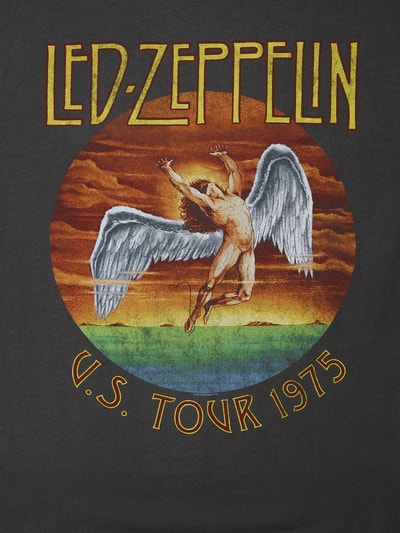 Amplified T-shirt met bandprint, model 'Led Zeppelin' Antraciet - 4