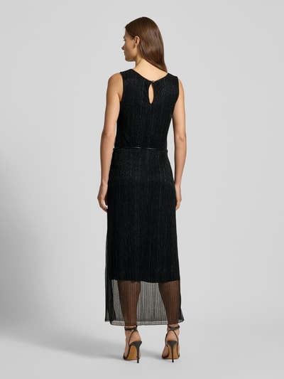 ZABAIONE Maxikleid mit Bindegürtel Modell 'An44ina' Black 5