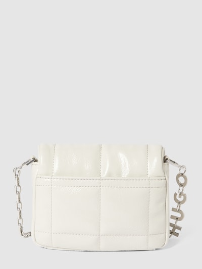 HUGO Handtasche mit kurzem Henkel in metallic Modell 'PAULA' Weiss 4