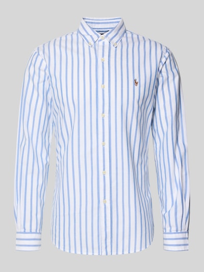 Polo Ralph Lauren slim fit vrijetijdsoverhemd van puur katoen model 'SLBDPPCS' Lichtblauw - 2