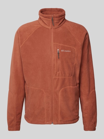 COLUMBIA Fleecejacke mit Label-Stitching Modell 'Fast Trek' Rostrot 2