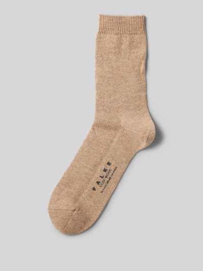 Falke Socken mit hochwertigem Woll-Kaschmir-Mix Modell 'COSY WOOL' Beige 1