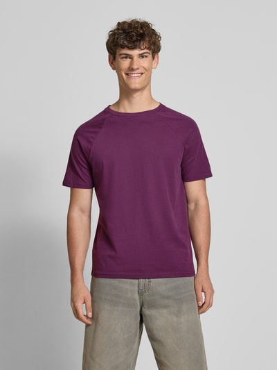 REVIEW T-shirt z okrągłym dekoltem Śliwkowy 4