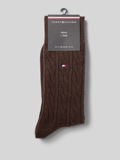 Tommy Hilfiger Sokken met wol  Middenbruin - 3