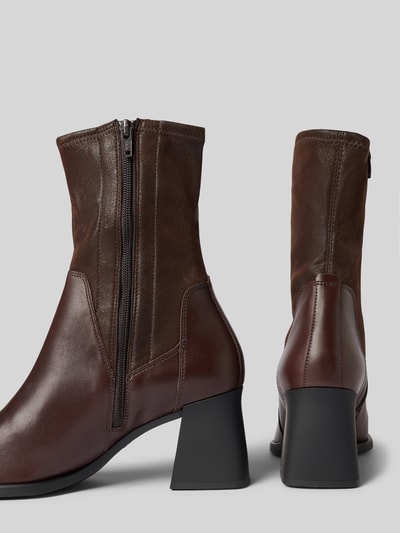 Vagabond Laarsjes met gestructureerde zool, model 'HEDDA' Chocoladebruin - 2