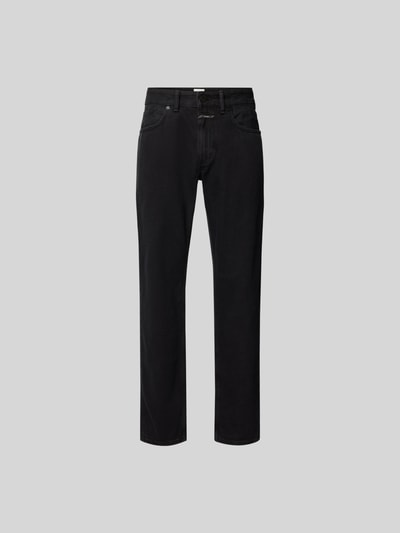 Closed Straight Fit Jeans aus Baumwolle Black 1