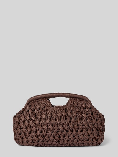 Produktfoto, Shoulder Bag in Flecht-Optik von Jake*s Cocktail, efekt plecionki, detal z logo, główna przegroda z zapięciem na spinki, uchwyt, szerokość w rozmiarze 1: 32 cm, długość w rozmiarze 1: 18 cm, głębokość w rozmiarze 1: 5 cm, długość paska na ramię w rozmiarze 1: 29 cm