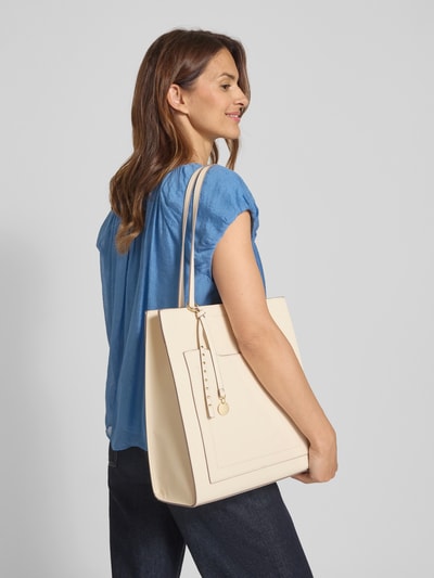 Seidenfelt Shopper mit Tragehenkel Modell 'SENJA' Beige 1