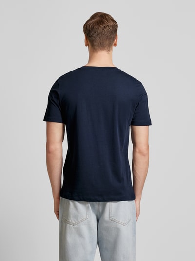 Tom Tailor Denim T-shirt met ronde hals Marineblauw - 5