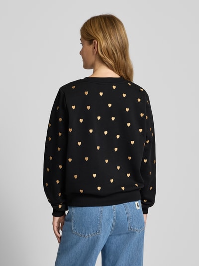 Only Regular Fit Sweatshirt aus Baumwoll-Mix Modell 'ATIKA' Black 5