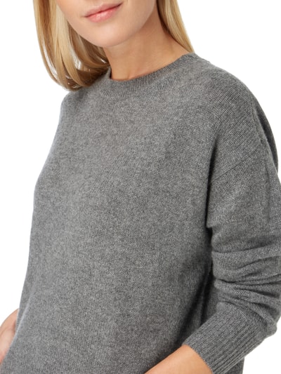 Jake*s Casual Pullover aus Kaschmir Dunkelgrau meliert 3