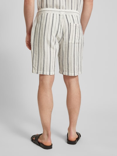 MCNEAL Shorts mit Streifenmuster Weiss 5