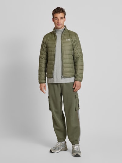 EA7 Emporio Armani Daunenjacke mit Daunen-Federn-Füllung Oliv 1