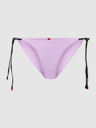 HUGO Bikini-Slip mit Schnürung Modell 'PURE' Flieder 1