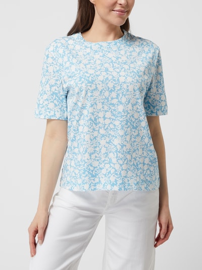 Esprit T-Shirt mit Allover-Muster  Türkis 4