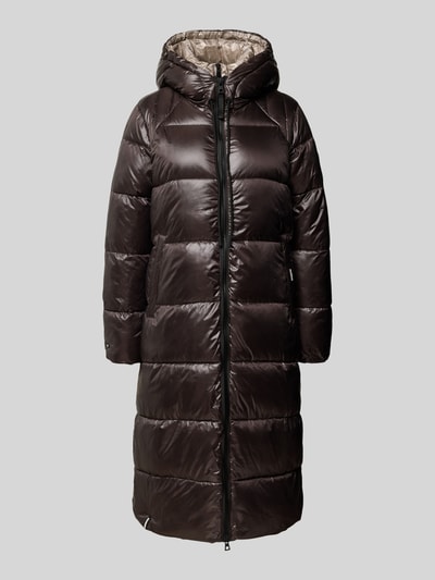 khujo Steppmantel mit Kapuze Modell 'NASHI' Aubergine 2