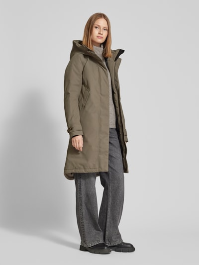 Didriksons Parka z kieszeniami z patką model ‘LUNA’ Camel 1