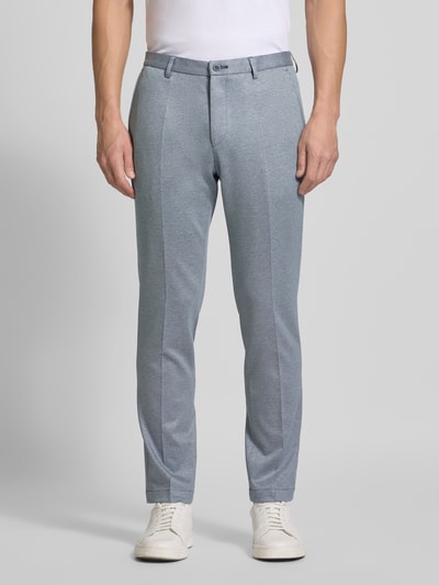 Roy Robson Slim Fit Anzughose mit Strukturmuster Hellblau 4