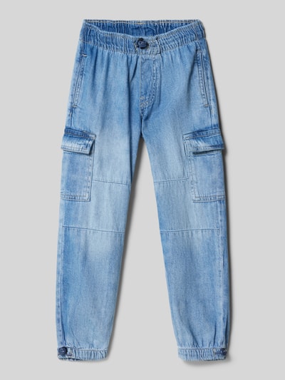 Mayoral Relaxed Fit Jeans mit Cargotaschen Blau 1