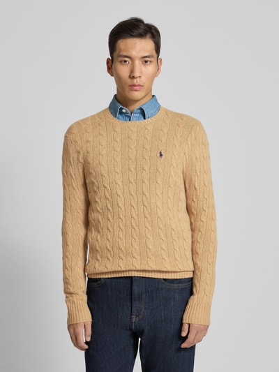 Polo Ralph Lauren Regular Fit Strickpullover aus Woll-Kaschmir-Mix Camel 4