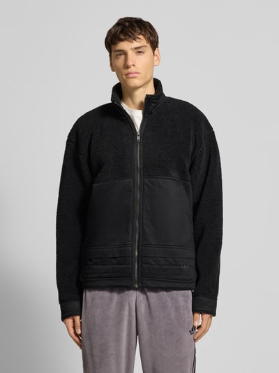 adidas Originals Fleecejacke mit Logo-Stitching Black 4