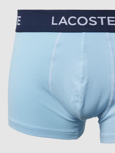 Lacoste Trunks mit elastischem Logo-Bund im 3er-Pack Marine 2