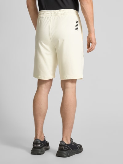 EA7 Emporio Armani Shorts mit elastischem Bund Offwhite 5