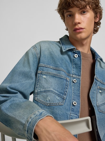 Pepe Jeans Regular Fit Jeansjacke aus Baumwoll-Mix Modell 'HORSHAM PALE TINT' Jeansblau 3