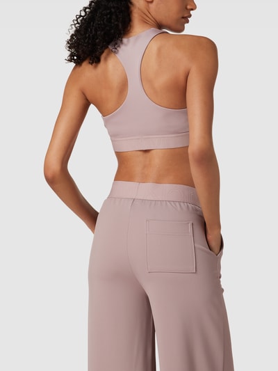 Calvin Klein Performance Bustier mit Racerback Modell 'Medium Support Sport' Rosa 5