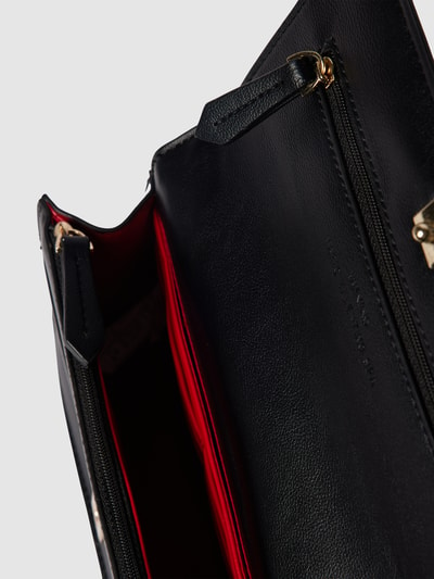 VALENTINO BAGS Umhängetasche in Leder-Optik Modell 'Biscotto' Black 4