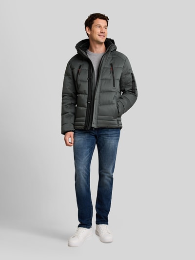 Tom Tailor Funktionsjacke mit Daunen-Steppung Oliv 1