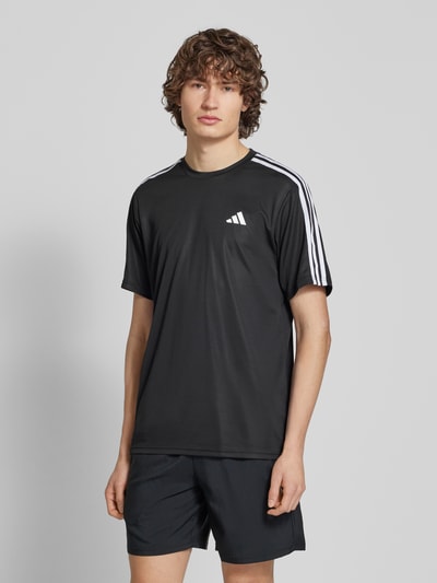 Adidas Training T-Shirt mit Logo-Print Black 4