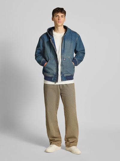 Dickies Jacke mit Kapuze Modell 'HILHAM' Jeansblau 1