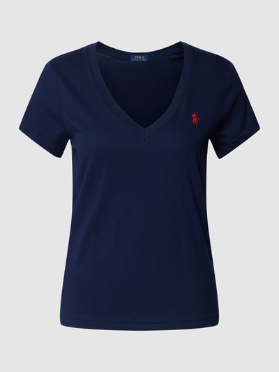 Polo Ralph Lauren T-Shirt mit Label-Stitching Blau 2