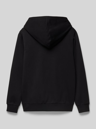 CHAMPION Hoodie mit Label-Stitching Black 3