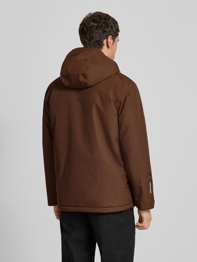 COLUMBIA Jack met labelprint, model 'Landroamer' Donkerbruin - 5