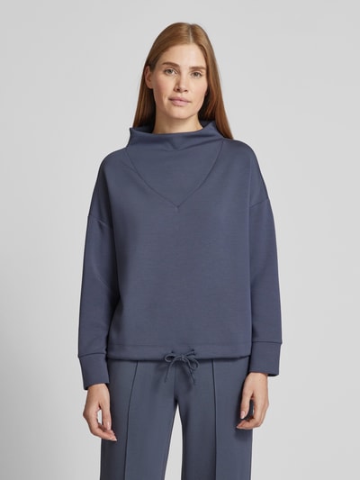 Christian Berg Woman Sweatshirt mit Turtleneck Dunkelgrau 4