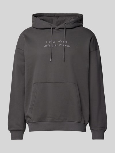 Only & Sons Hoodie mit Kängurutasche Modell 'AARON' Anthrazit 2