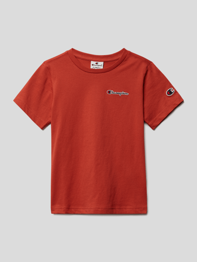 CHAMPION T-Shirt mit Label-Stitching (terrakotta) online kaufen