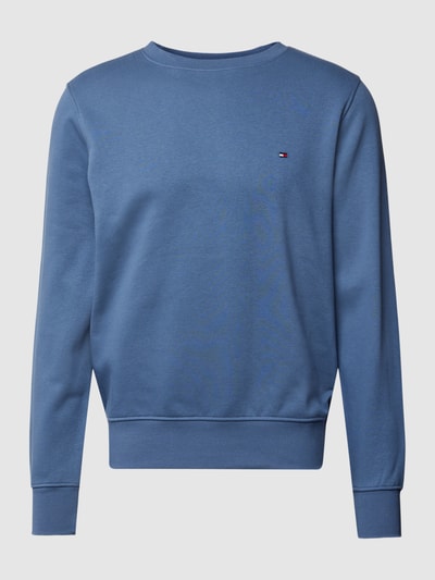 Tommy Hilfiger Sweatshirt met labelstitching c Jeansblauw - 2