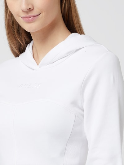 Guess Cropped Hoodie aus Baumwolle  Weiss 3