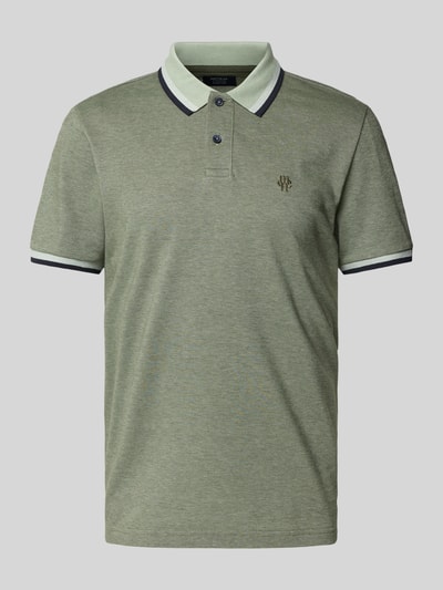 MCNEAL Poloshirt mit Label-Stitching Khaki 2