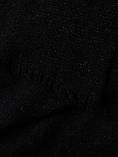 Marc Cain Schal mit ausgefransten Abschlüssen Modell 'Collection' Black 3